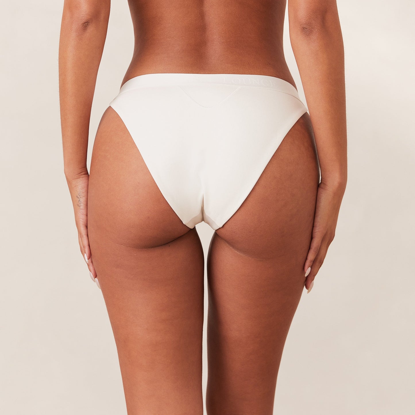 Ribbed Mindful Slip - Wit