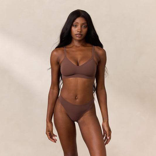 Everyday Flex Bralette - Cacao