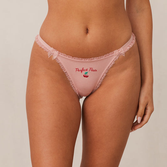 Fruity 'Perfect Pair' Slip - Roze